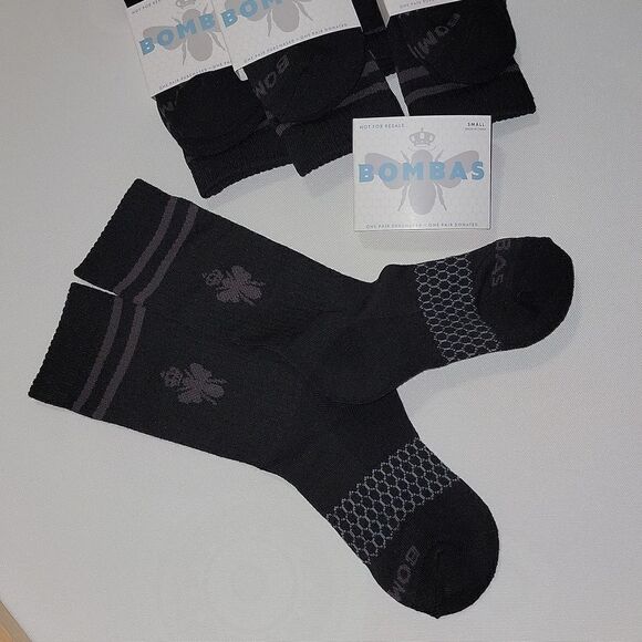 Bombas Calf Socks Women's Bee Better Together Lot of 5 Pair Size Small 4-7.5 - Picture 6 of 6